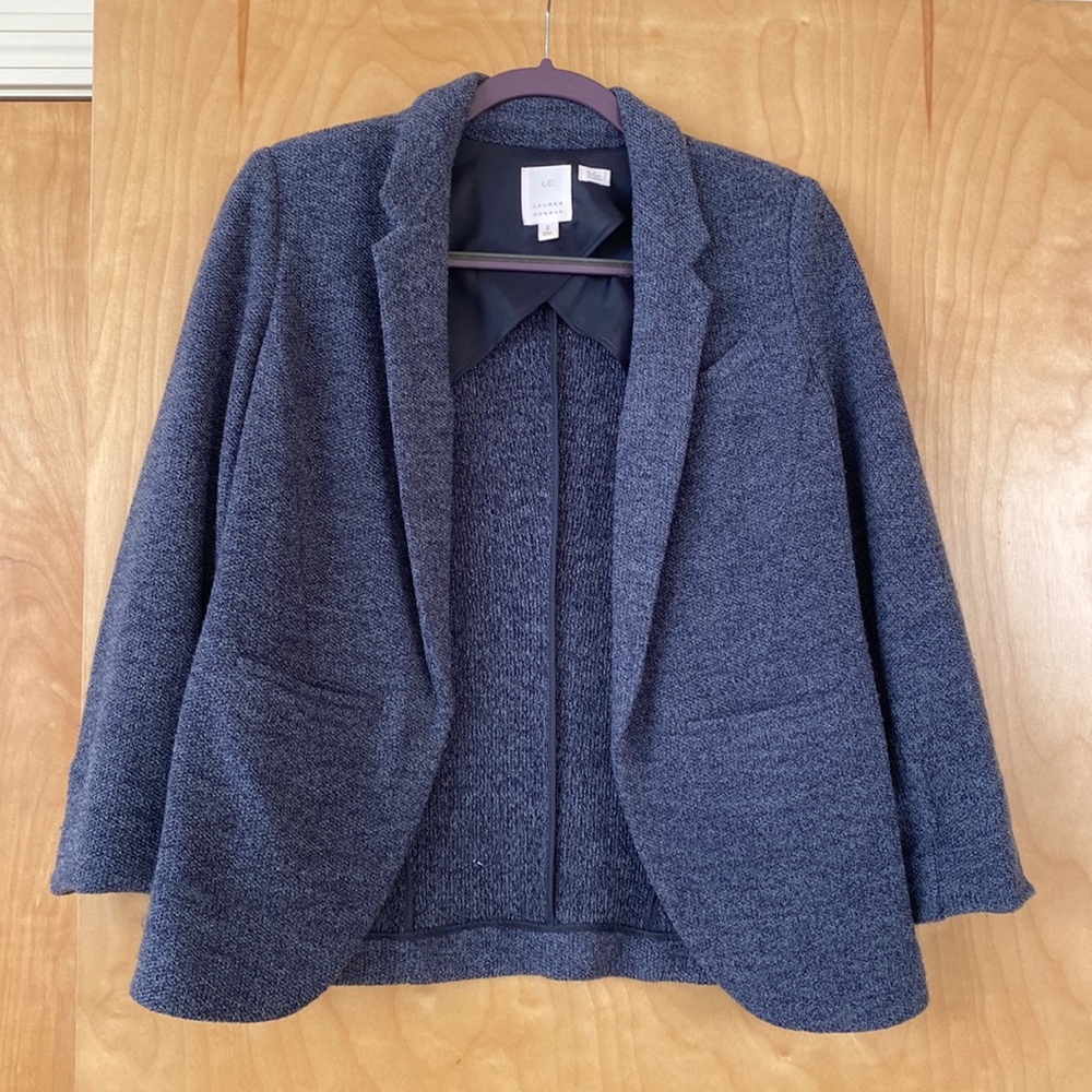 LC by Lauren Conrad knit cropped blazer.